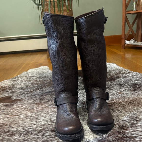 Frye Brown Leather Boot - Picture 2 of 4